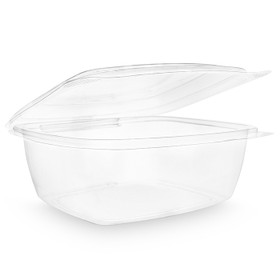 48 oz Hinged PLA Clamshell Deli Containers | Sample 48 oz Hinged PLA Clamshell Deli Containers | Sample