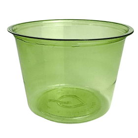 4 oz PLA Portion Cups w/ Green Tint | Sample