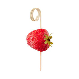 3.5" Bamboo Loop Picks | 1,000/Case 3.5" Bamboo Loop Picks | 1,000/Case