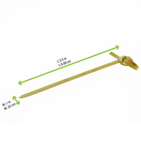 3.5" Bamboo Looped Skewers | 2,000/Case 3.5" Bamboo Looped Skewers | 2,000/Case