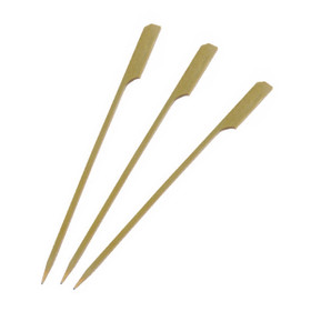 4.7" Bamboo Paddle Picks | 2,000/Case 4.7" Bamboo Paddle Picks | 2,000/Case
