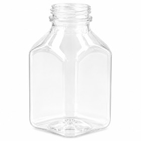8 oz Square Juice Bottle | PET | Sample