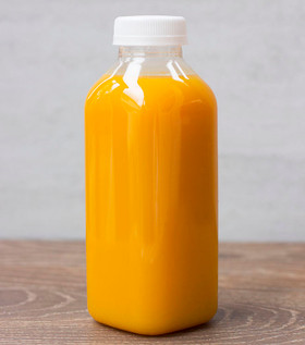 What are the types of fruit juice bottle?