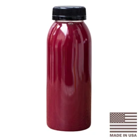10 oz Round Energy Clear Recyclable PET Juice Bottles | 5,568/Pallet