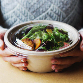 PLA Lid | Fits 16, 24 & 32 oz Fiber Bowl | Sample PLA Lid | Fits 16, 24 & 32 oz Fiber Bowl | Sample