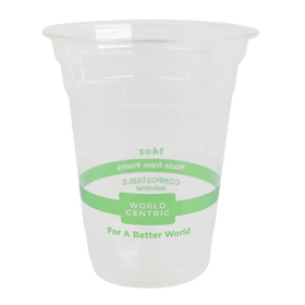 14 oz Compostable Cold Cup | PLA | Sample 14 oz Compostable Cold Cup | PLA | Sample