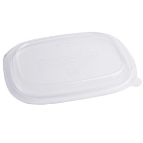 PLA Lid | Fits 8.7 x 6.7 Fiber To-Go Boxes | Sample PLA Lid | Fits 8.7 x 6.7 Fiber To-Go Boxes | Sample