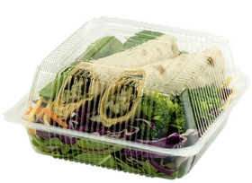 Clear Clamshell | 7 x 7 x 3 | Sample Clear Clamshell | 7 x 7 x 3 | Sample