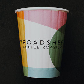 12 oz Double Wall Custom Printed Compostable Paper Hot Cups | 1,000/Case