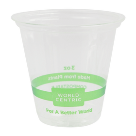Compostable Cold Cups with Lids | Biodegradable Plastic Cups