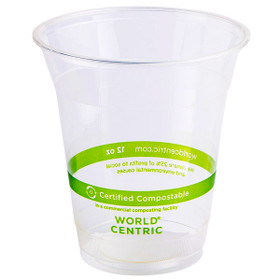 Stock Your Home 16 oz Clear Compostable Cups with Lids and Straws (Set of  50) Plant Based Biodegrada…See more Stock Your Home 16 oz Clear Compostable