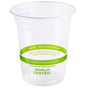 World Centric® Compostable Clear Cups 16oz. - 20 Pack - What's Good