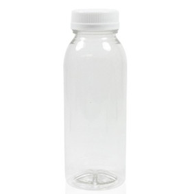 16 oz Square Juice Bottles | Pet 135 count| 16SJBB by Merrimack Valley Plastics