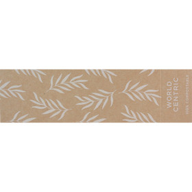 Custom Printed Paper Box Sleeves for World Centric 24-32 oz Fiber Trays | 800/Case Custom Printed Paper Box Sleeves for World Centric 24-32 oz Fiber Trays | 800/Case