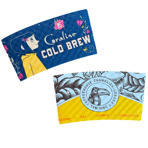 100% Recycled Kraft 8 oz Hot Cup Sleeves | Java Jacket 1200SPN-S