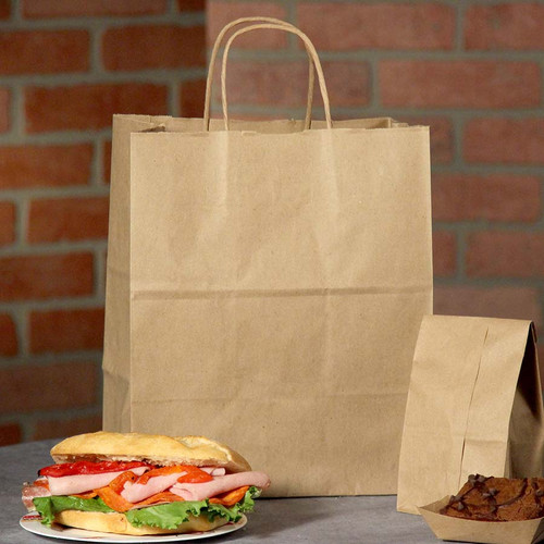 Duro Bistro Dubl Life Paper Shopping Bag with Sandwich