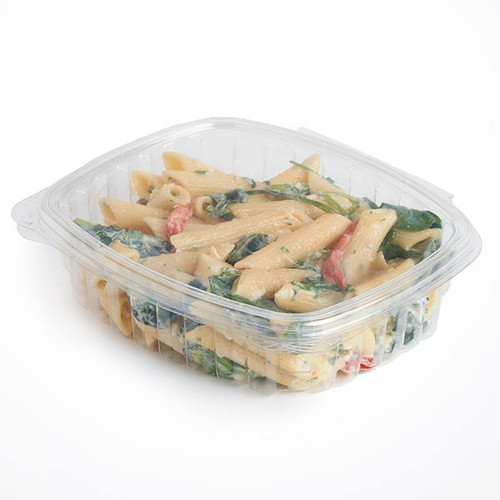 24 oz PLA Clamshell Deli Containers w/Lids 