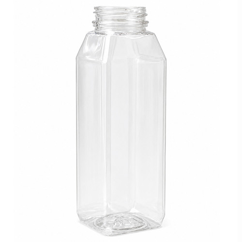 12 oz Square Plastic Juice Bottles