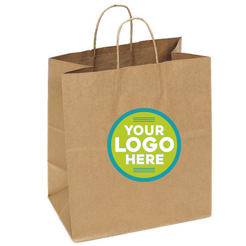 Duro Bag Jr.Mart Dubl Life Paper Shopping Bags | 13x7x13 | 87523