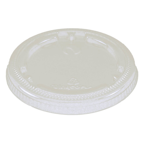 PLA Lid | No Straw Hole | Fits 4 to 9 oz Cold Cup | Sample