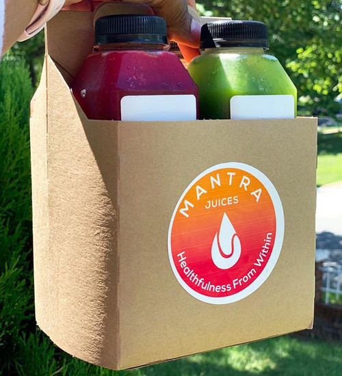 4 Pack Bottle Carrier Kraft Wholesale