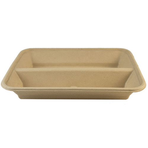 Two Compartment Fiber Tray with Lid TR-SC-U10D