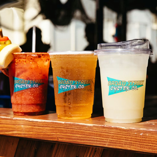 16 oz Custom Printed Compostable PLA Cold Cups