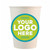 12 oz Custom Printed Compostable NoTree Paper Hot Cups