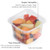 16 oz Square PLA Deli Containers BDV09002