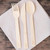 World Centric 6.7" individually wrapped bamboo utensils AS-BB-TN