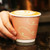 8 oz Squat Custom Printed Double Wall Compostable Paper Hot Cups
