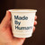 8 oz Squat Custom Printed Double Wall Compostable Paper Hot Cups