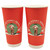 20 oz Custom Printed Double Wall Compostable Paper Hot Cups