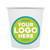 10 oz Custom Printed Compostable White Paper Hot Cups