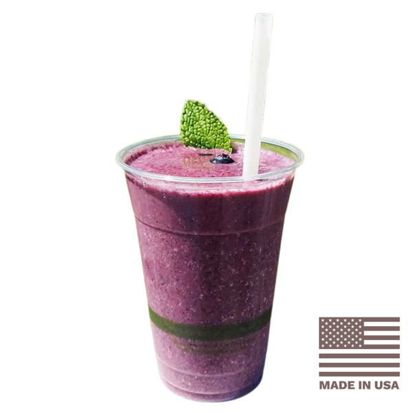 Compostable PHA Smoothie Straw Made in the USA