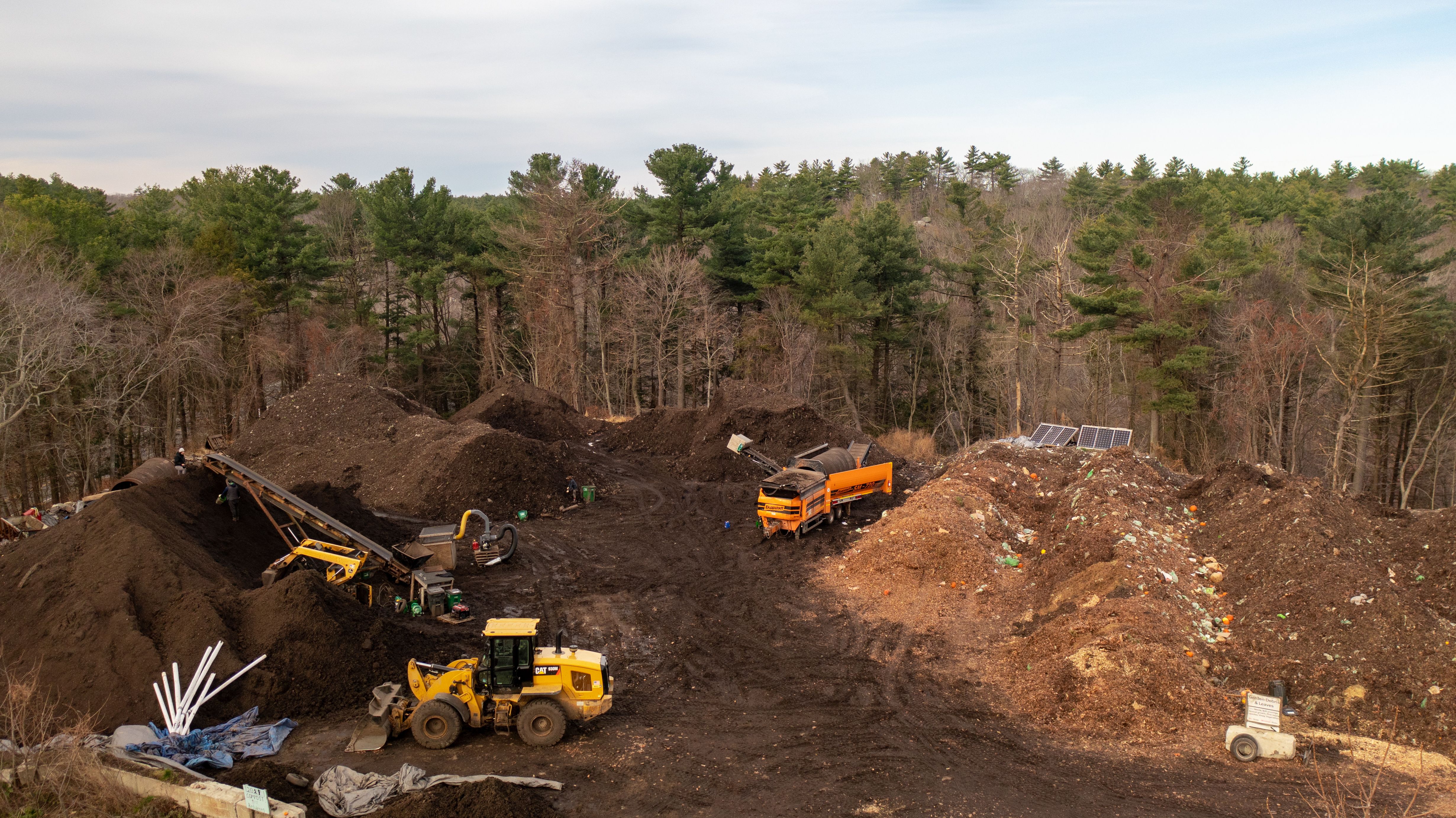 commercial composting facility