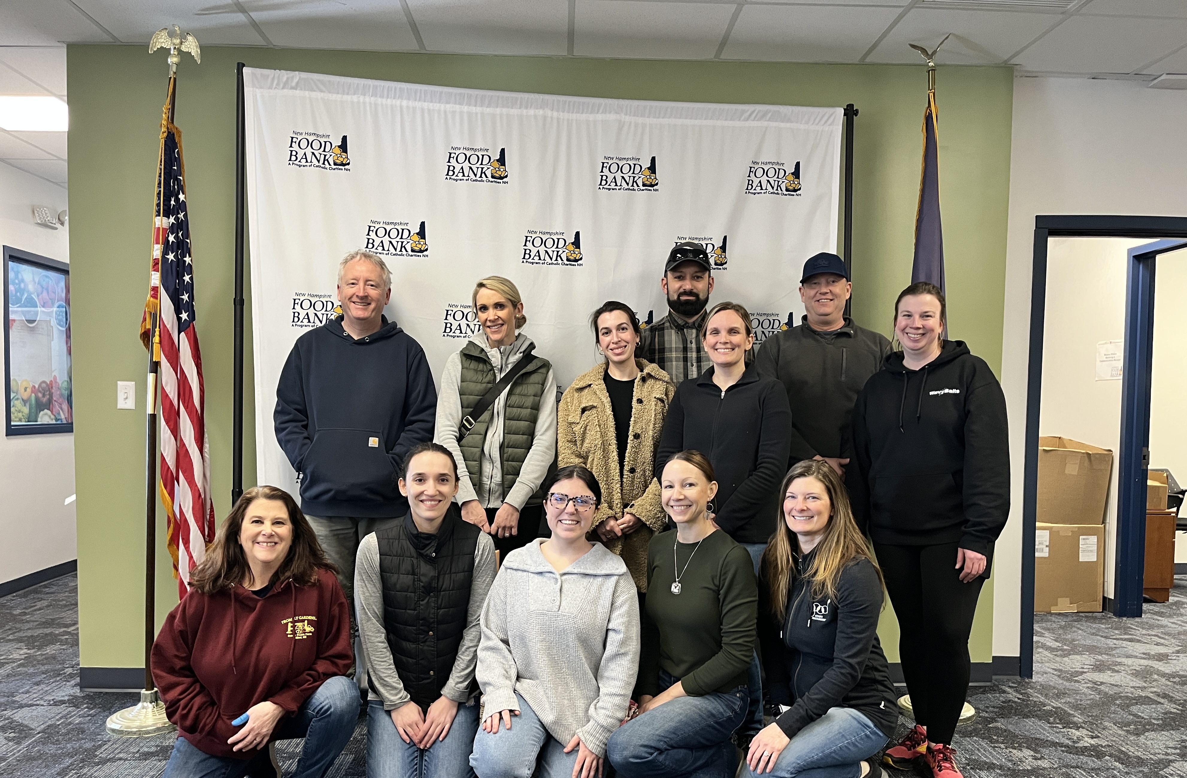 Good Start Team volunteering at Salvation Army