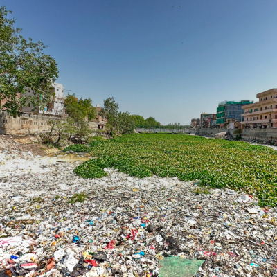 landfills and green grass