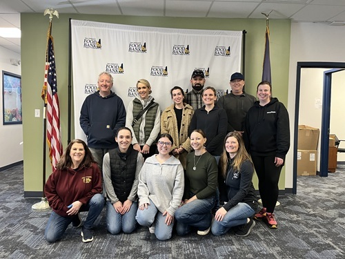 Good Start Packaging team helping at the Salvation Army in Nashua, NH