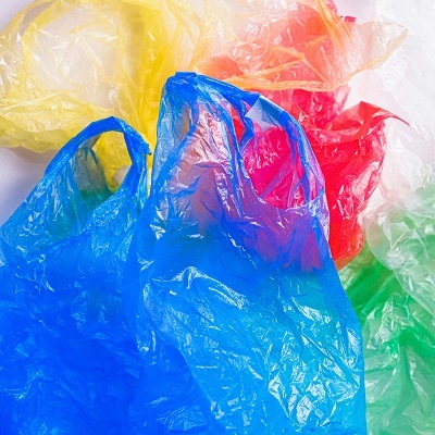 colorful plastic bags