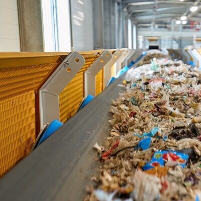 recycling center belt