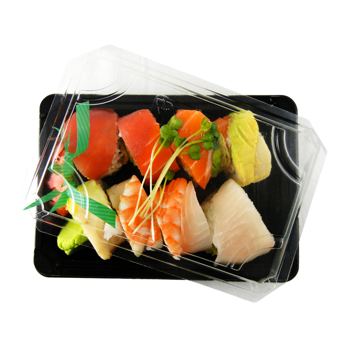 Natural Bamboo Small Sushi Boat - 13 x 4 x 3 1/4 - 1 count box