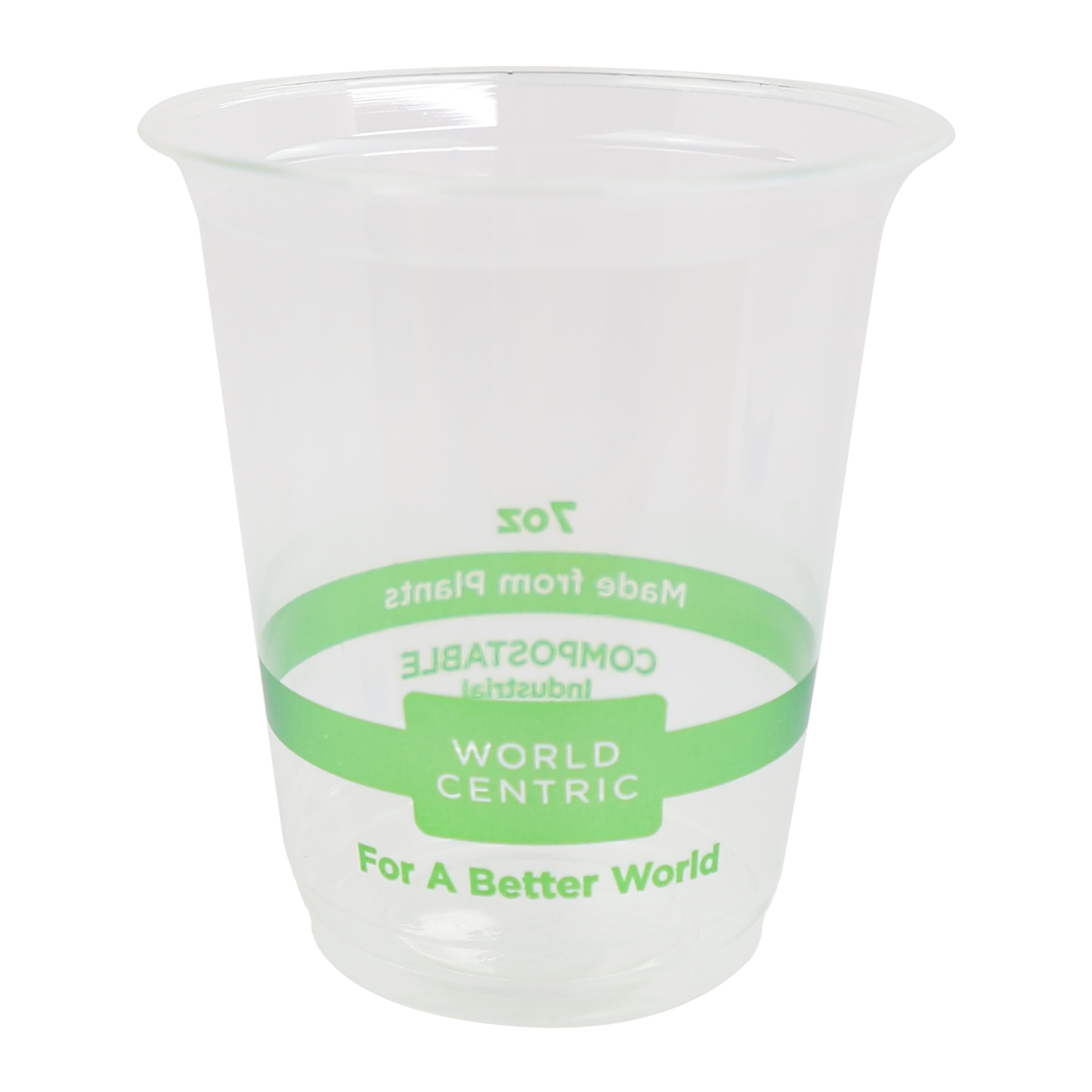 7 oz World Centric Compostable PLA Plastic Cold Cups | CP-CS-7