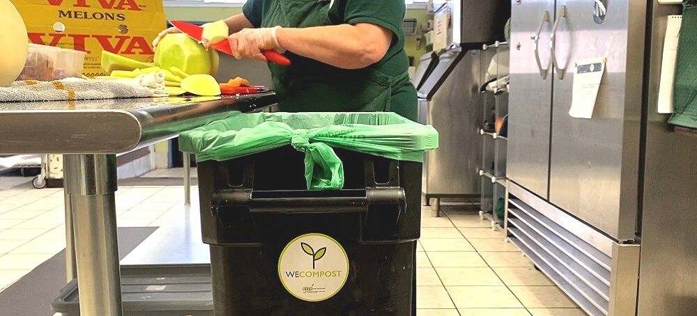 composting in a commercial kitchen