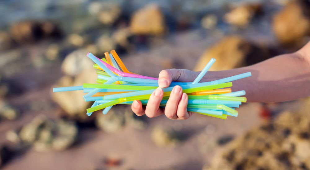 Sustainable management of drinking plastic straws is required to