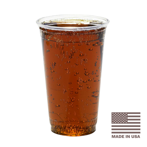 24 oz Greenware Compostable PLA Clear Cold Cups | 9509113 GC24