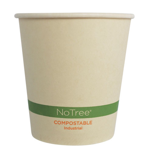 Sample of 10 oz Compostable NoTree Paper Hot Cups