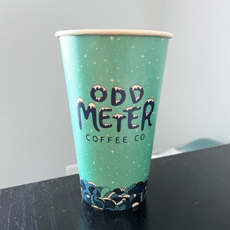 16 oz Custom Printed Compostable NoTree Paper Cold Cups