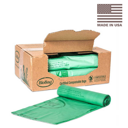BioBag 44 Gallon Compostable Trash Bags 44G3448 - Main Image