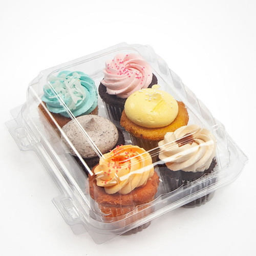 6-Pack Mini Cupcake & Muffin Containers | 250 count| BXX00096 by Good Natured Products